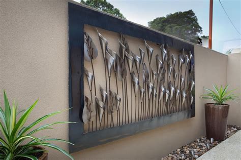 large outdoor metal wall art