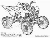 Coloring Pages Wheeler Atv Four Raptor Colouring Bike Dirt Quad Yamaha Print Drawing Sheets Color Printable 700r Kids Wheelers Boys sketch template