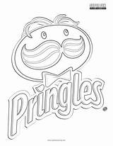 Coloring Logo Pages Pringles Logos Fun Super sketch template