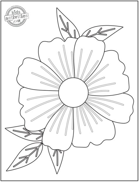 original pretty flowers coloring pages  print  remumbercom
