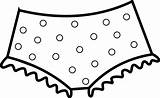 Panties Clipart Dotted Underwear Clip Svg sketch template