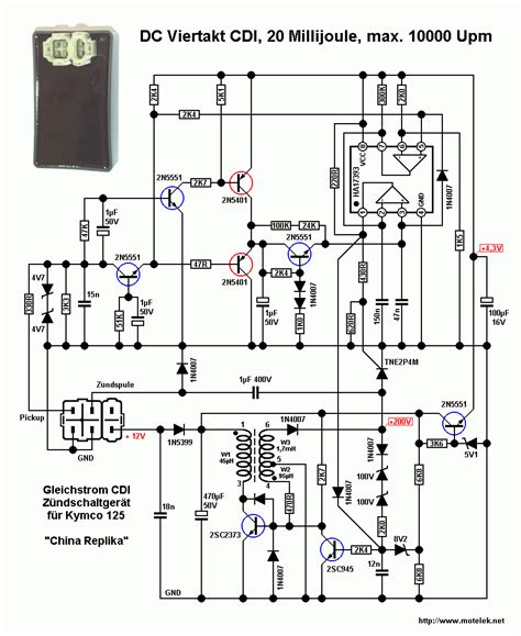 eigenbau cdi schaltplan seite  rollertuningpage roller motorroller forum