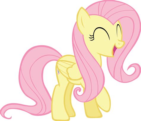 image fanmade happy fluttershypng   pony friendship