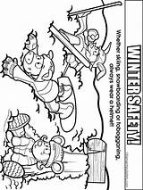 Safety Winter Coloring Pages Educational Recommended sketch template