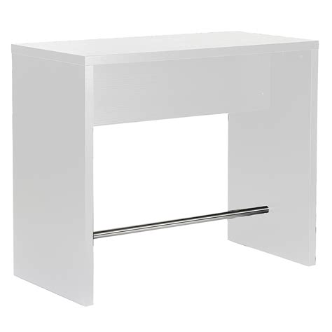 white breakfast bar table  footrest designa cheap furniture