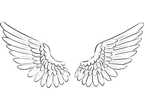 wings coloring page coloringpagezcom