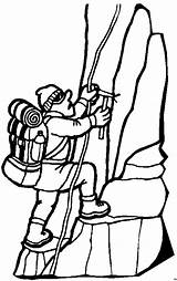 Bergsteiger Seil Malvorlage Ausmalbild Dieses Herunterladen sketch template