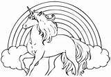 Unicorn Pages Drawing Coloring Awesome Getdrawings sketch template
