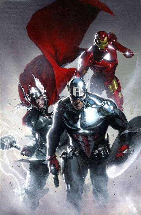 the big 3 thor iron man and captain america bucky avengers marvel super heróis marvel