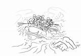 Rafting Drawing River Illustration Other Antoine Delorean Winning Line Create Scene Contests sketch template