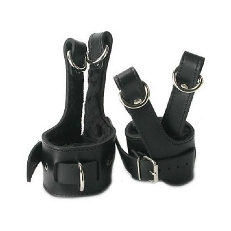 leather ankle or wrist suspension cuffs cuff2 leather