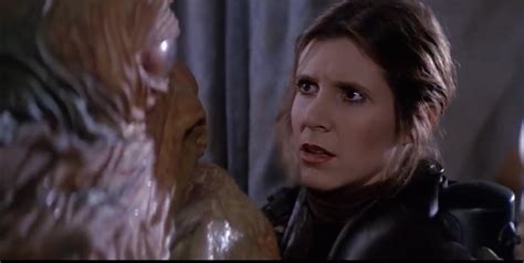 do you guys think leia was forced to climb on jabba s