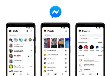 facebook is rolling out a redesigned messenger focused on simplicity the verge