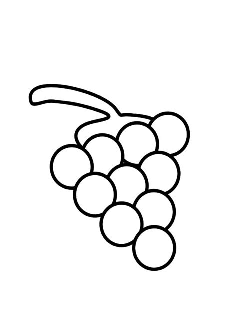 grapes coloring pages