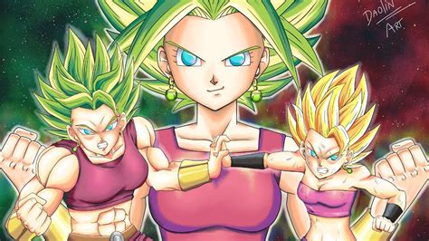 How To Draw Kefla Kefura Ssj Fusion Caulifa Y Kale