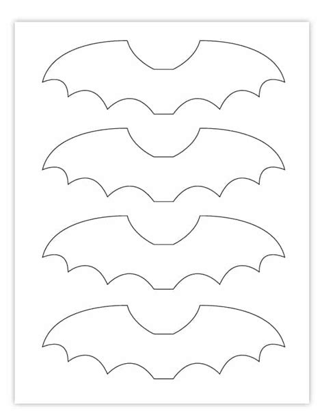 bat wings template printable
