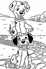 Dalmatian Pages Coloring Puppy Getcolorings Dog sketch template