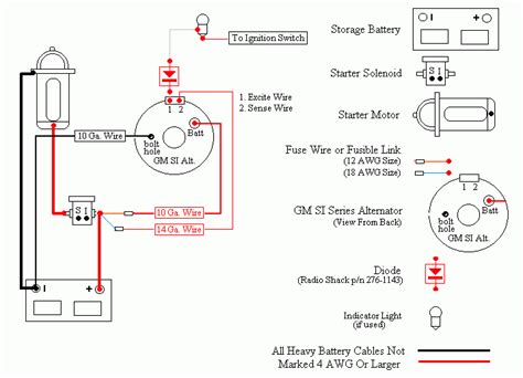 delco remy  alternator wiring diagram wiring diagram