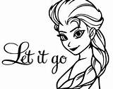 Let Go Coloring Pages Frozen Elsa Printable Getdrawings Getcolorings Color sketch template