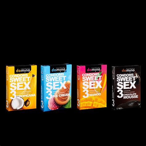 Набор ароматизированных презервативов Domino Sweet Sex 12 шт — купить в
