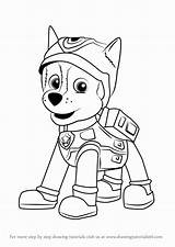 Chase Patrol Paw sketch template