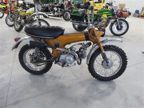 lot   honda trail  motorcycle vanderbrink auctions