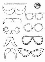 Coloring Moustache Pages Glasses Mustache Sunglasses Eye Printable Template Kids Clings Mirror Kidsactivitiesblog Glass Printables Activities Templates Crafts Eyes Models sketch template