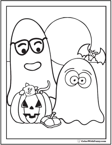 halloween printable coloring pages customizable