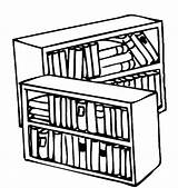 Bibliothek Bibliotecas Libreria Mobili Colorea Malvorlage Bookshelf Misti Libri Kategorien sketch template