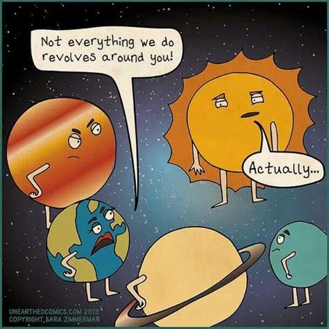 solar system humor artwork by unearthed comics science humor