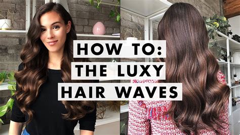 how to luxy hair signature waves youtube