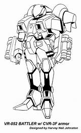 Cyclone Female Robotech Battler Pilot sketch template