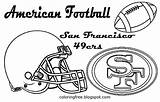 49ers Coloring Pages Football Logo Drawing Francisco San Printable American Print Getdrawings Paintingvalley Drawings sketch template