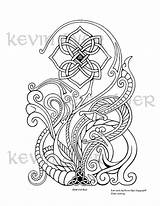 Tree Celtic Coloring Pages Adult Fantasy Getcolorings sketch template
