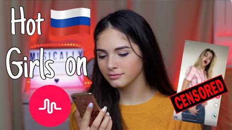 reacting to hot russian girls on musical ly youtube