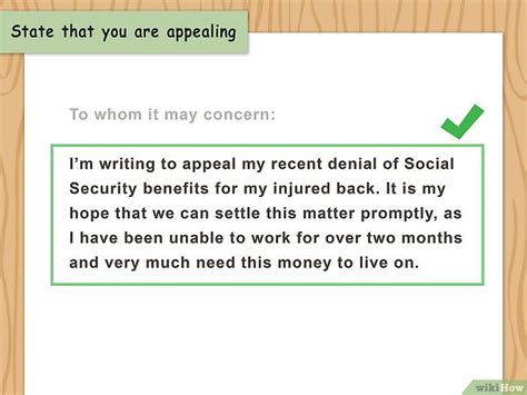 ways  write  appeal letter  social security disability letter