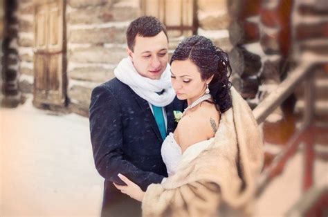 norilsk beautiful russian couple in love married
