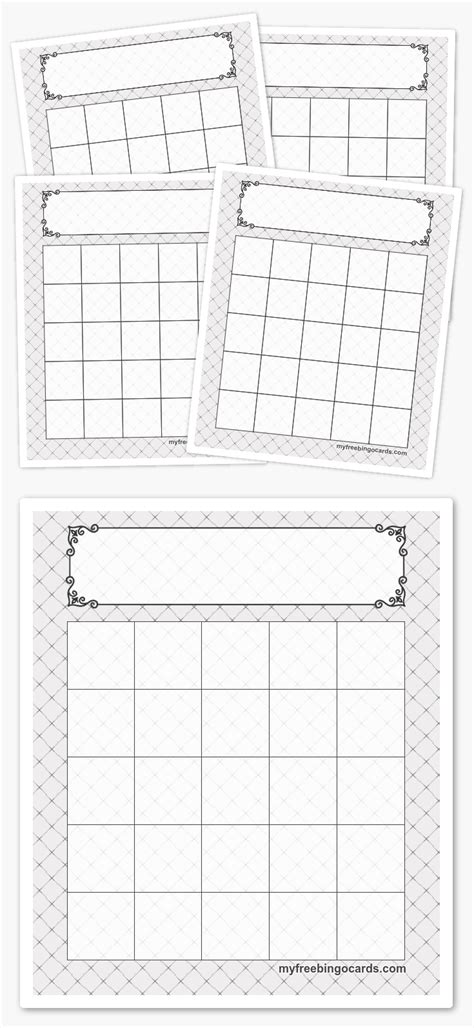 bingo template  printable bingo cards bingo card template templates printable