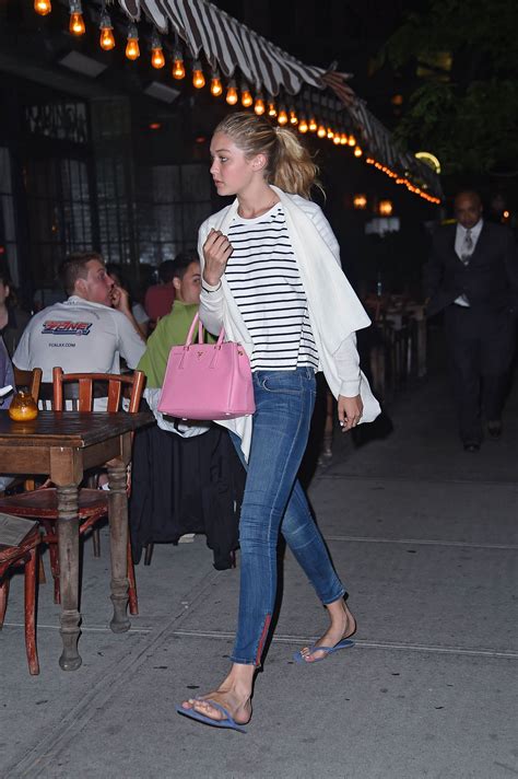 Gigi Hadid Wearing Jeans Glamour