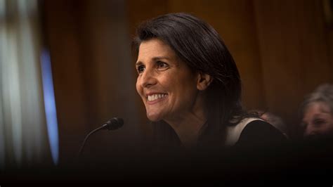 nikki haley at confirmation hearing says russia is guilty of war