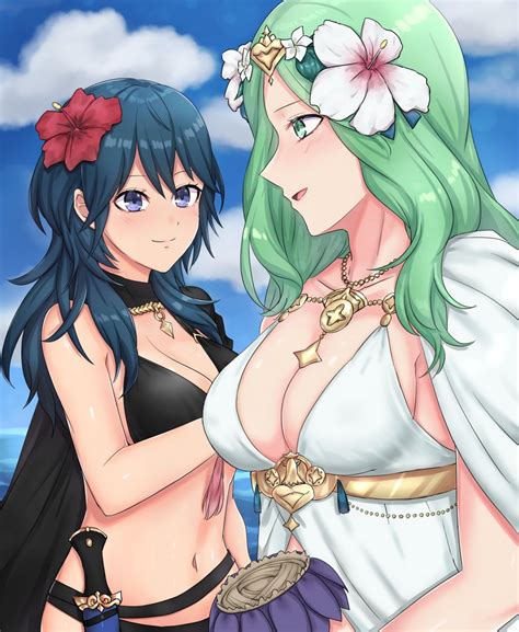 Byleth Byleth And Rhea Fire Emblem And 2 More Drawn By