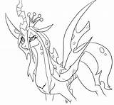 Chrysalis Mlp Queen Coloring Pages Pony Little Colour Yard Deviantart Dragga Color Printable Sheets Yards Choose Board sketch template