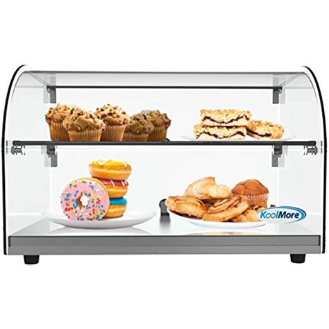 Koolmore 22 Commercial Countertop Bakery Display Case Front Curved