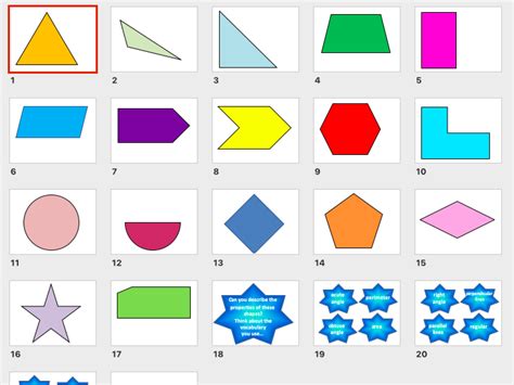 shapes properties fully editable powerpoint teaching resources