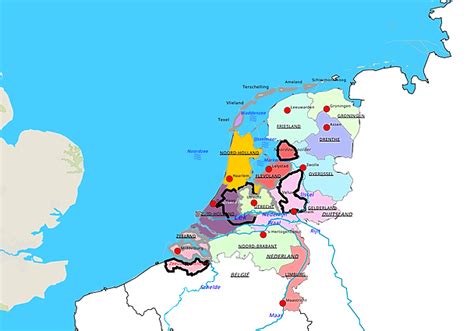 topografie nederland provincies hoofdsteden water en gebieden wwwtopomanianet