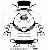 Flea Circus Chubby Master Clipart Cartoon Cory Thoman Outlined Coloring Vector Loving 2021 sketch template
