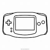 Gameboy Coloring Avance Ultracoloringpages Electronic Vectorified sketch template