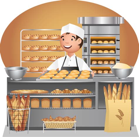 baker bakery bakeshop royalty  vector graphic pixabay
