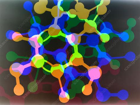 multi exposure  molecular structure   formula stock image  science photo library