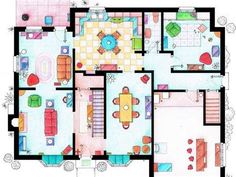 Floor Plans Of Homes From Tv Shows Business Insider